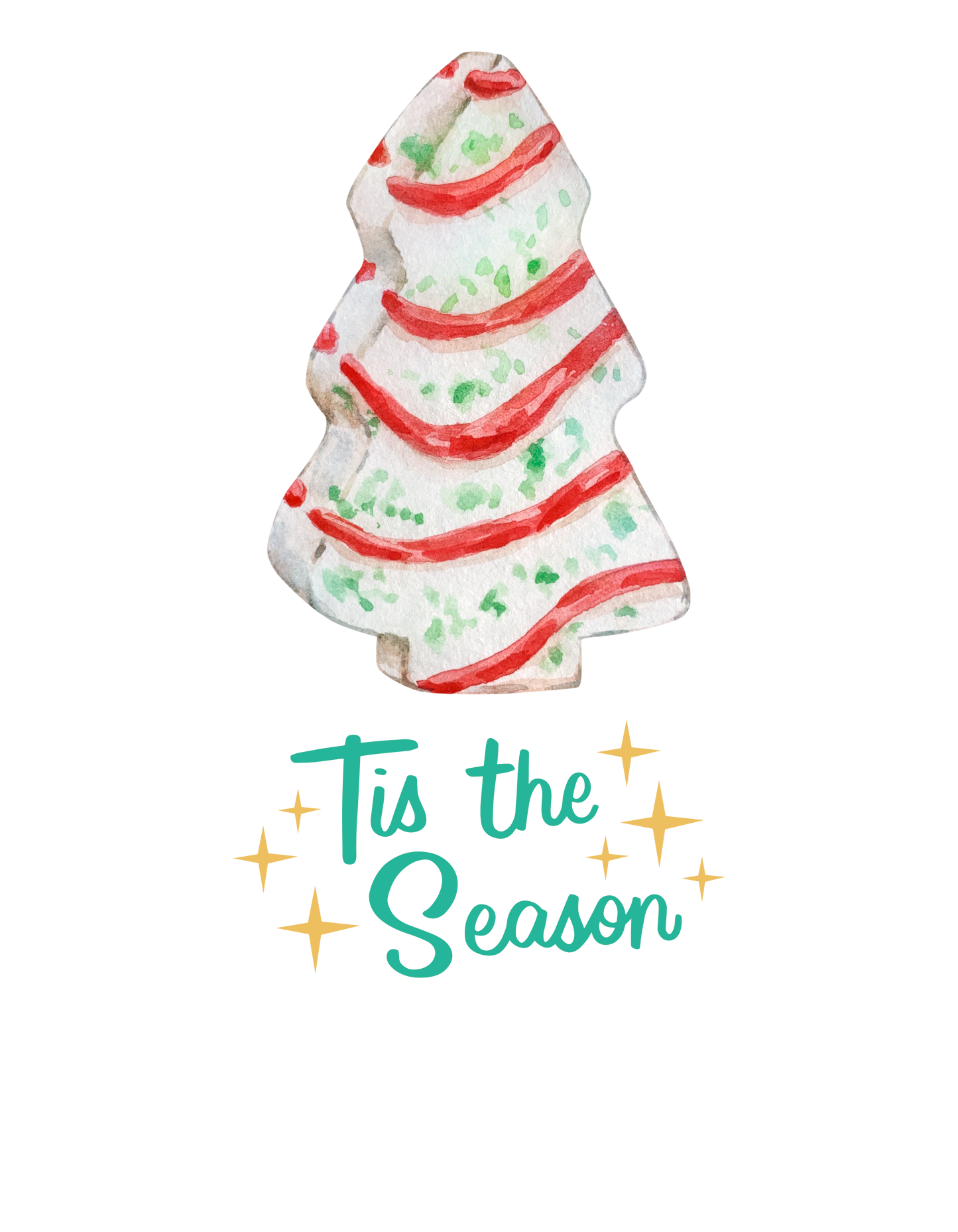 Tis the Season Christmas Cake