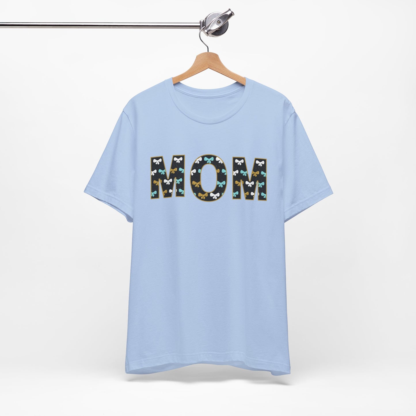 Mom with bows Unisex Jersey Short Sleeve Tee