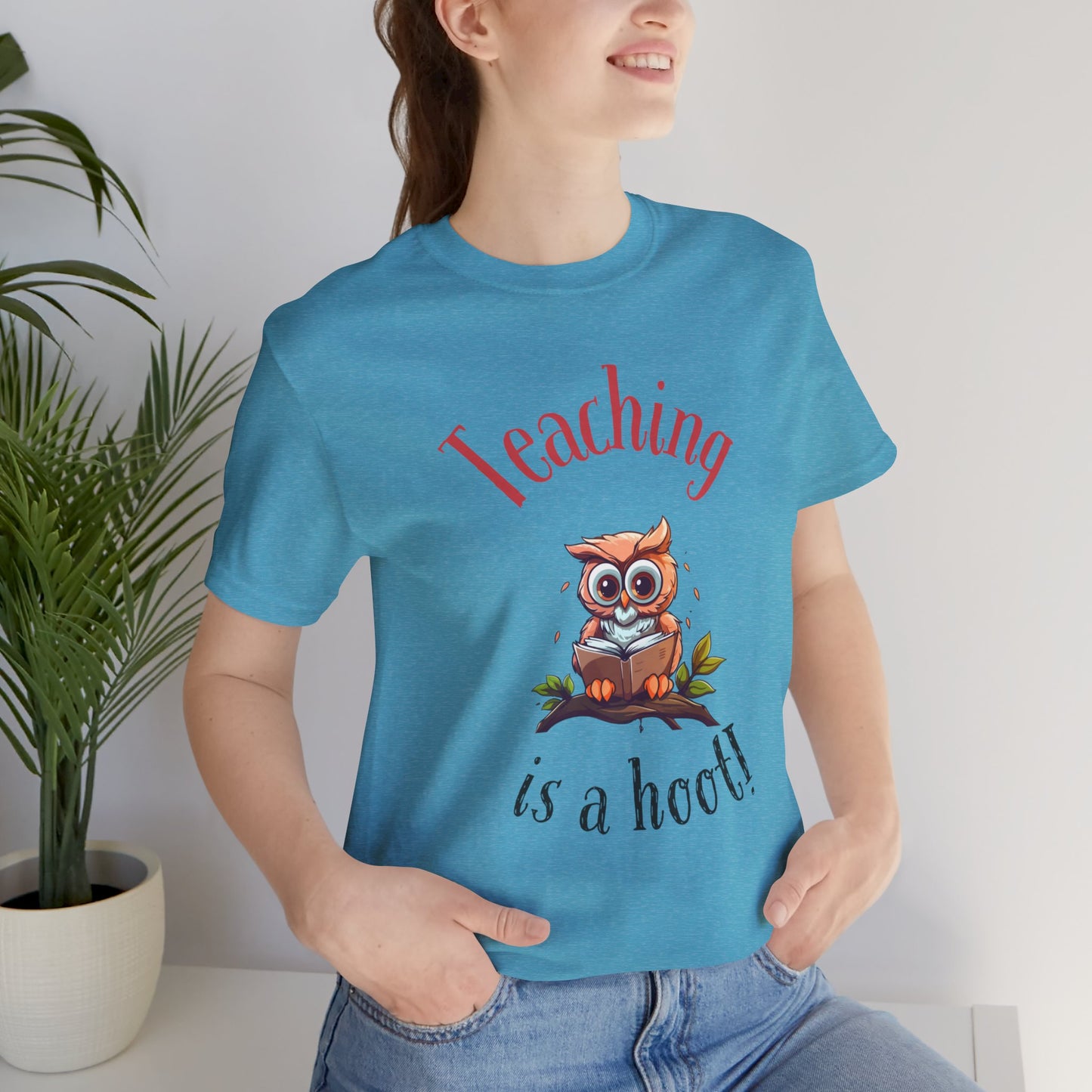 Teaching is a Hoot Jersey Short Sleeve Tee