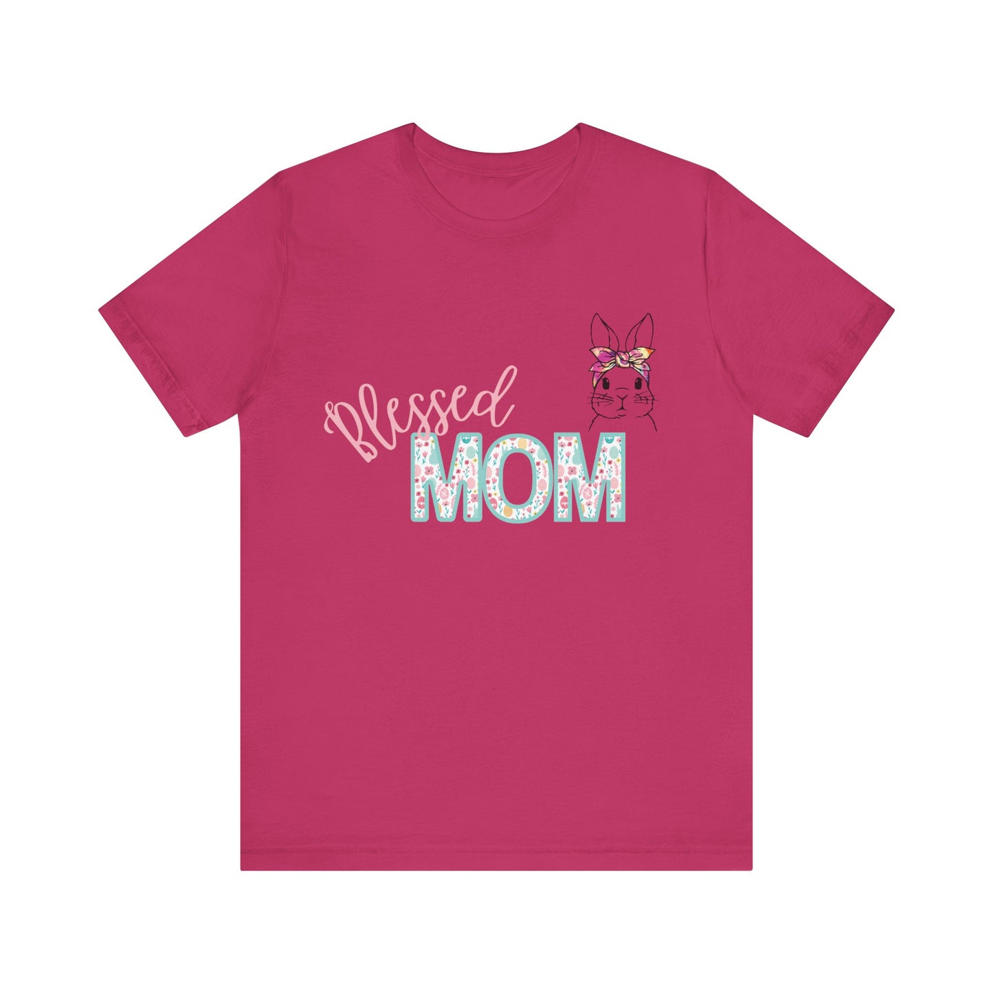 Blessed MOM Jersey Short Sleeve Tee