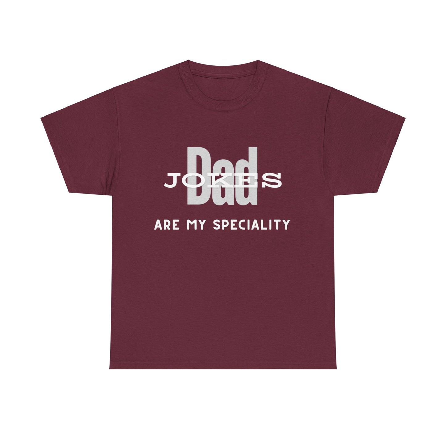 Dad Jokes "Time Travel" Unisex Heavy Cotton Tee