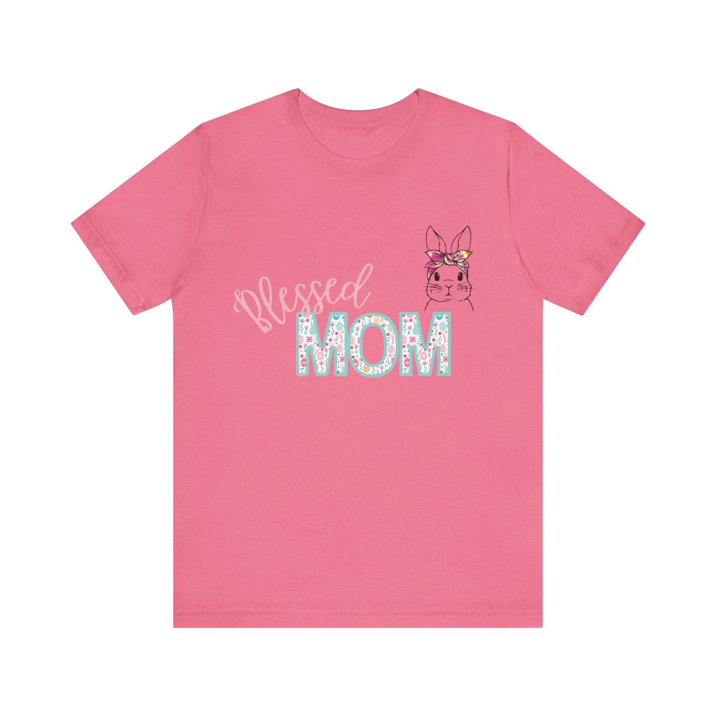 Blessed MOM Jersey Short Sleeve Tee