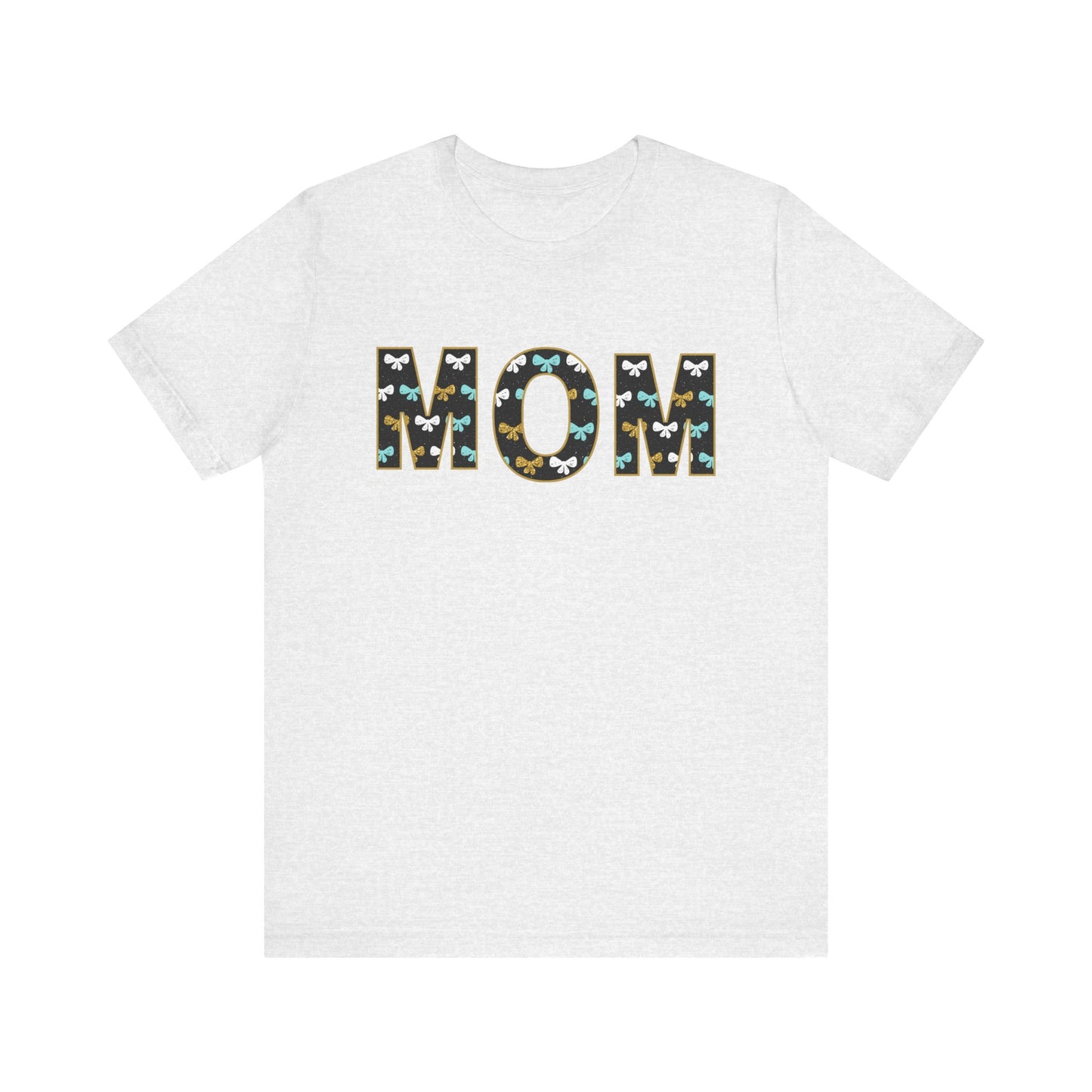 Mom with bows Unisex Jersey Short Sleeve Tee