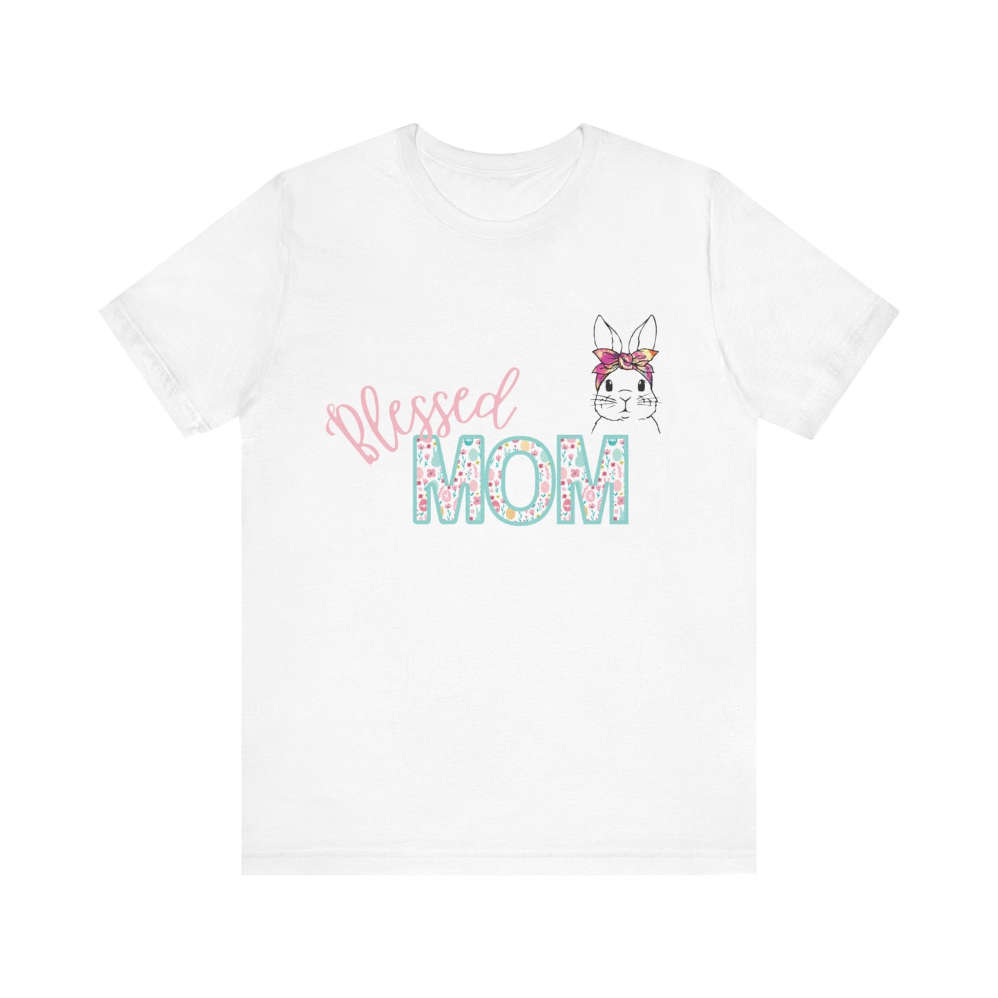 Blessed MOM Jersey Short Sleeve Tee