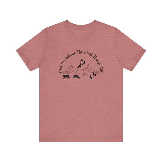 Wild Things  Jersey Short Sleeve Tee