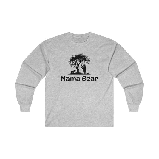 Mama Bear with cub Ultra Cotton Long Sleeve Tee