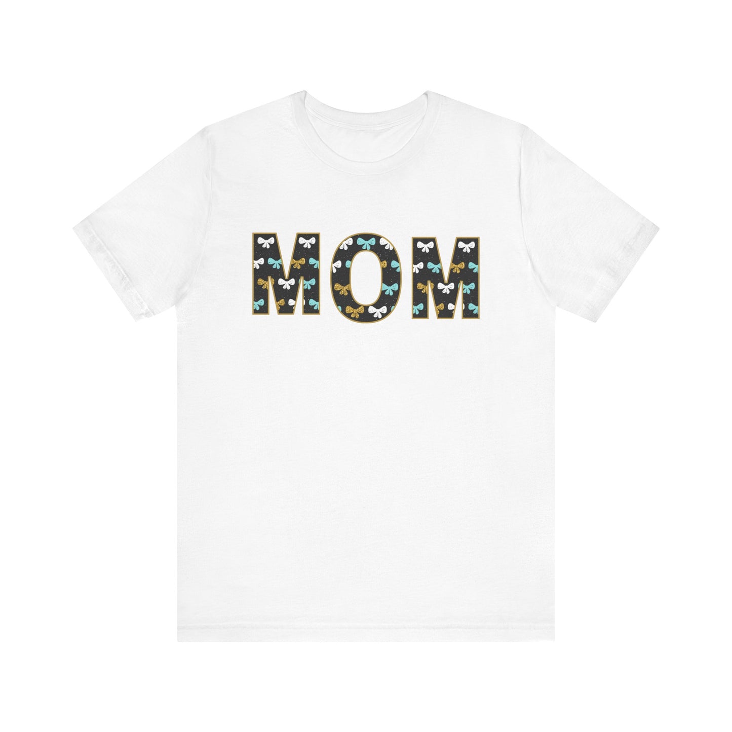 Mom with bows Unisex Jersey Short Sleeve Tee