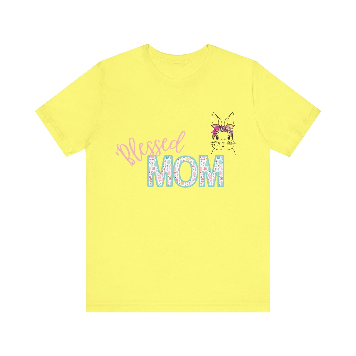 Blessed MOM Jersey Short Sleeve Tee