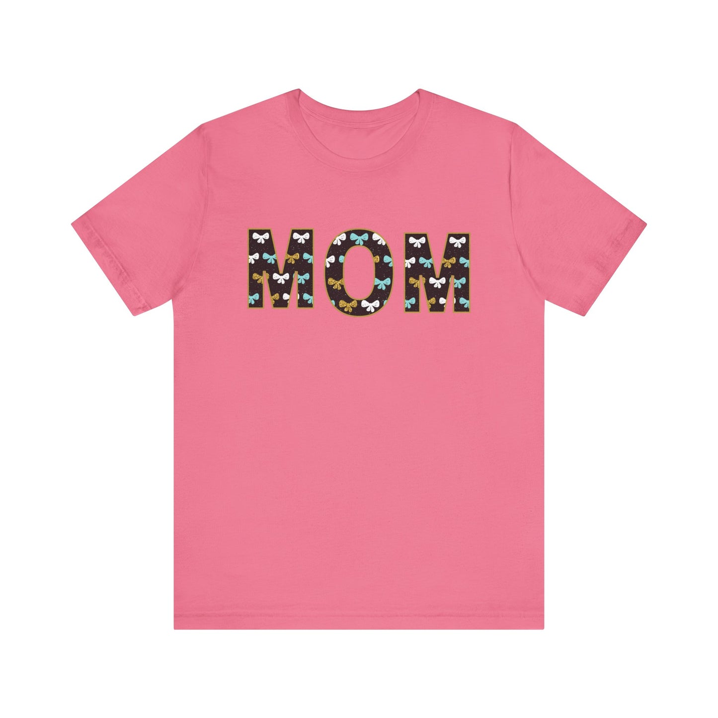 Mom with bows Unisex Jersey Short Sleeve Tee