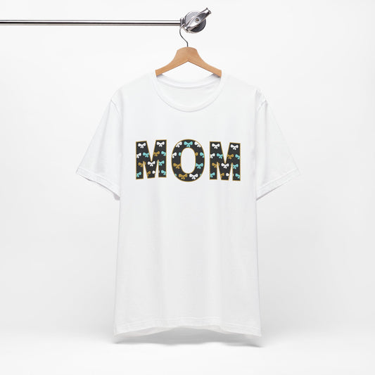 Mom with bows Unisex Jersey Short Sleeve Tee