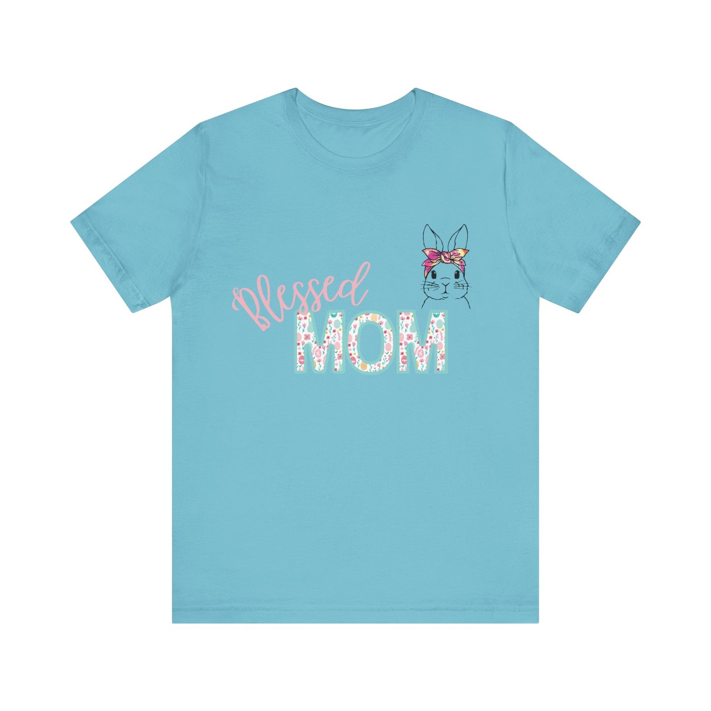 Blessed MOM Jersey Short Sleeve Tee