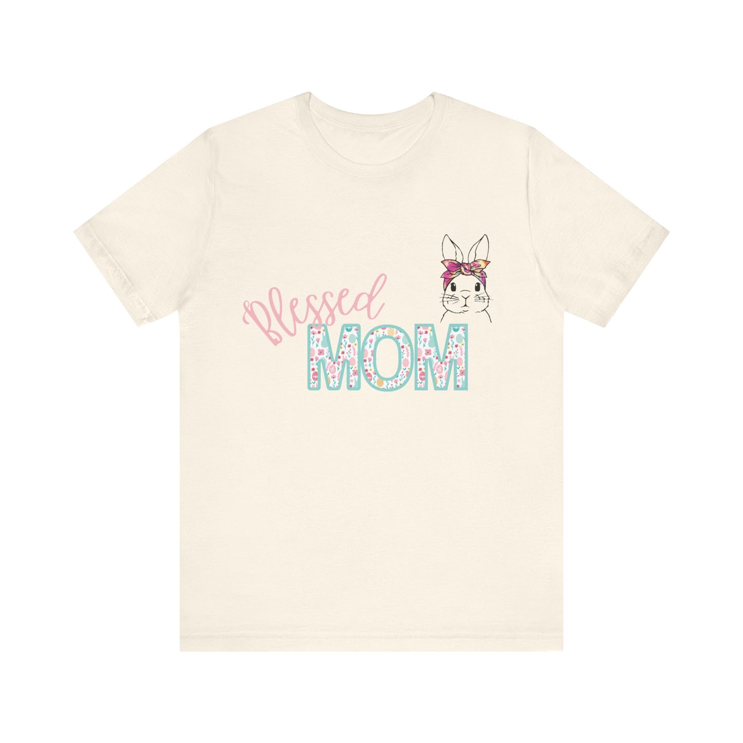 Blessed MOM Jersey Short Sleeve Tee