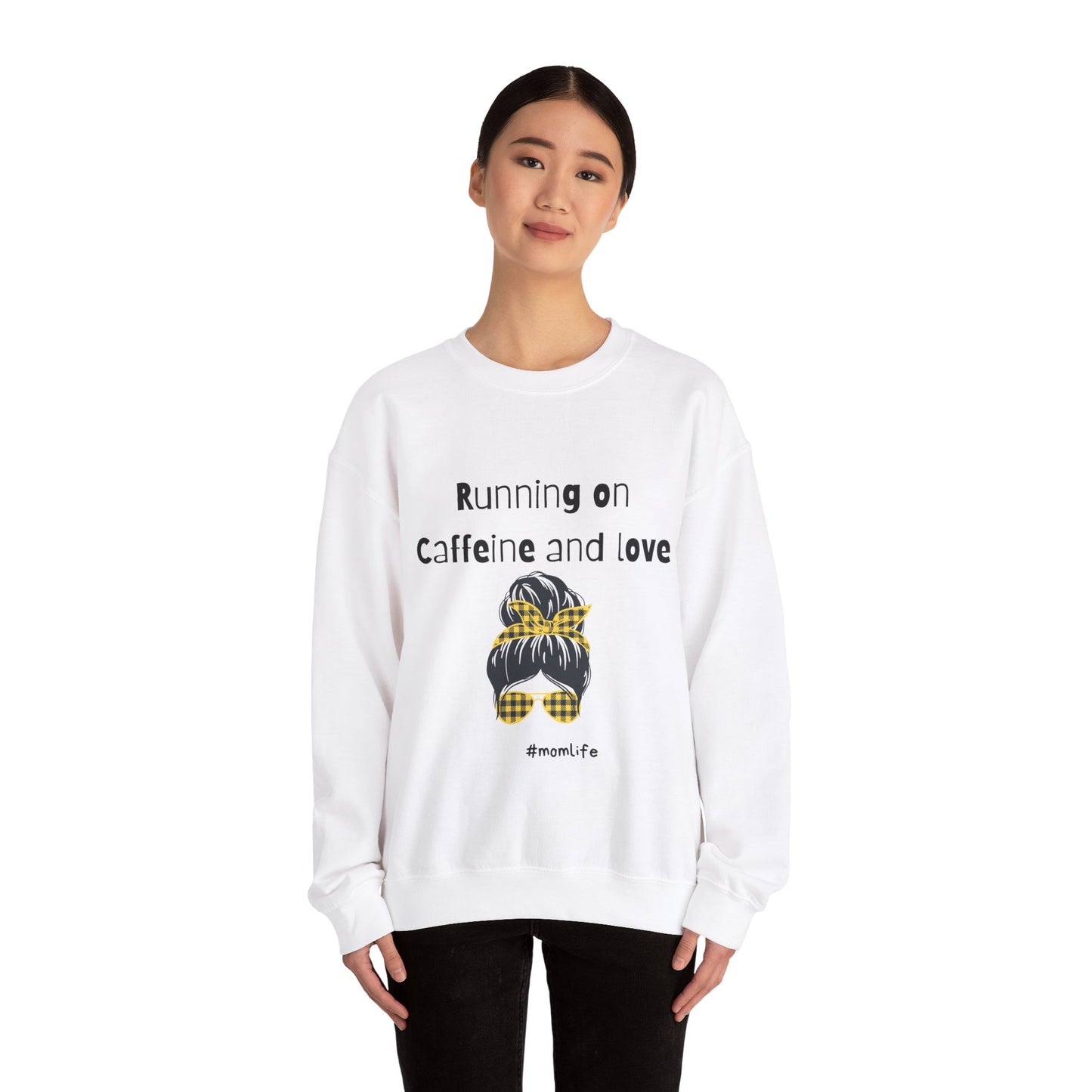 Caffeine and Love Heavy Blend™ Crewneck Sweatshirt
