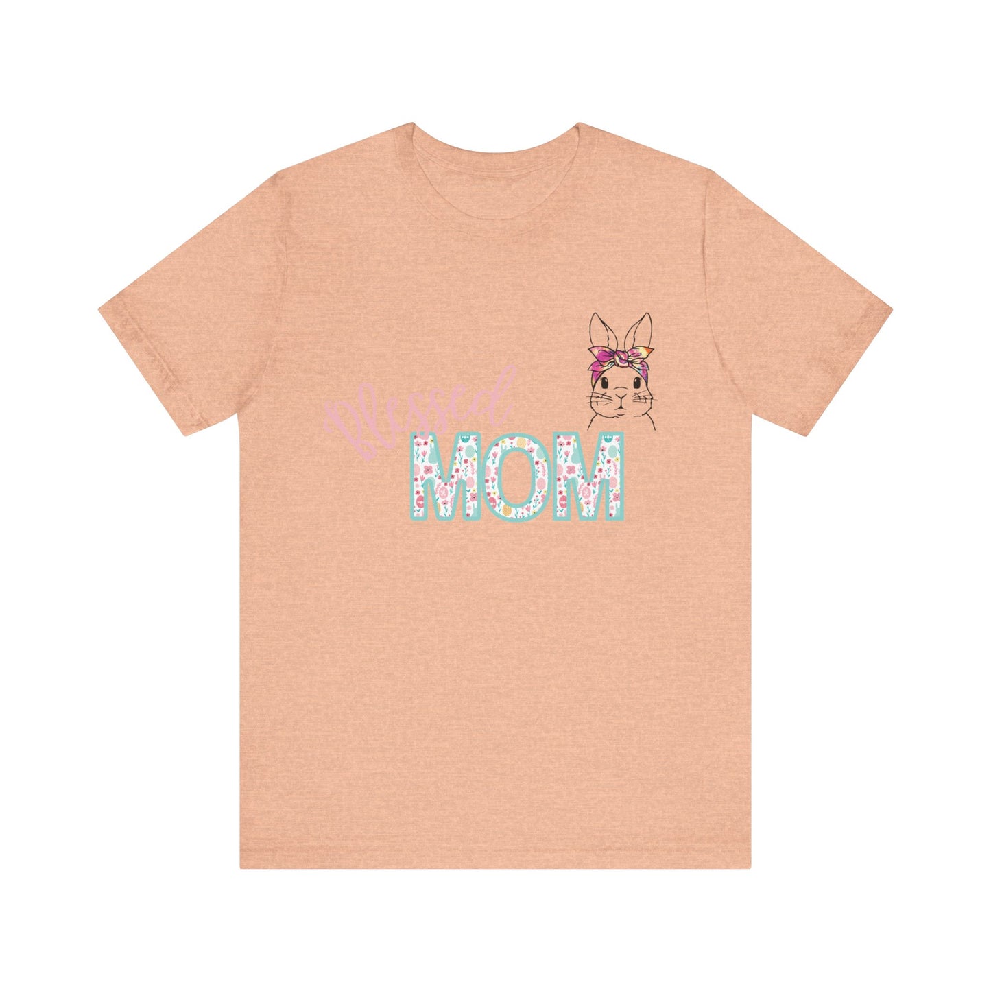 Blessed MOM Jersey Short Sleeve Tee