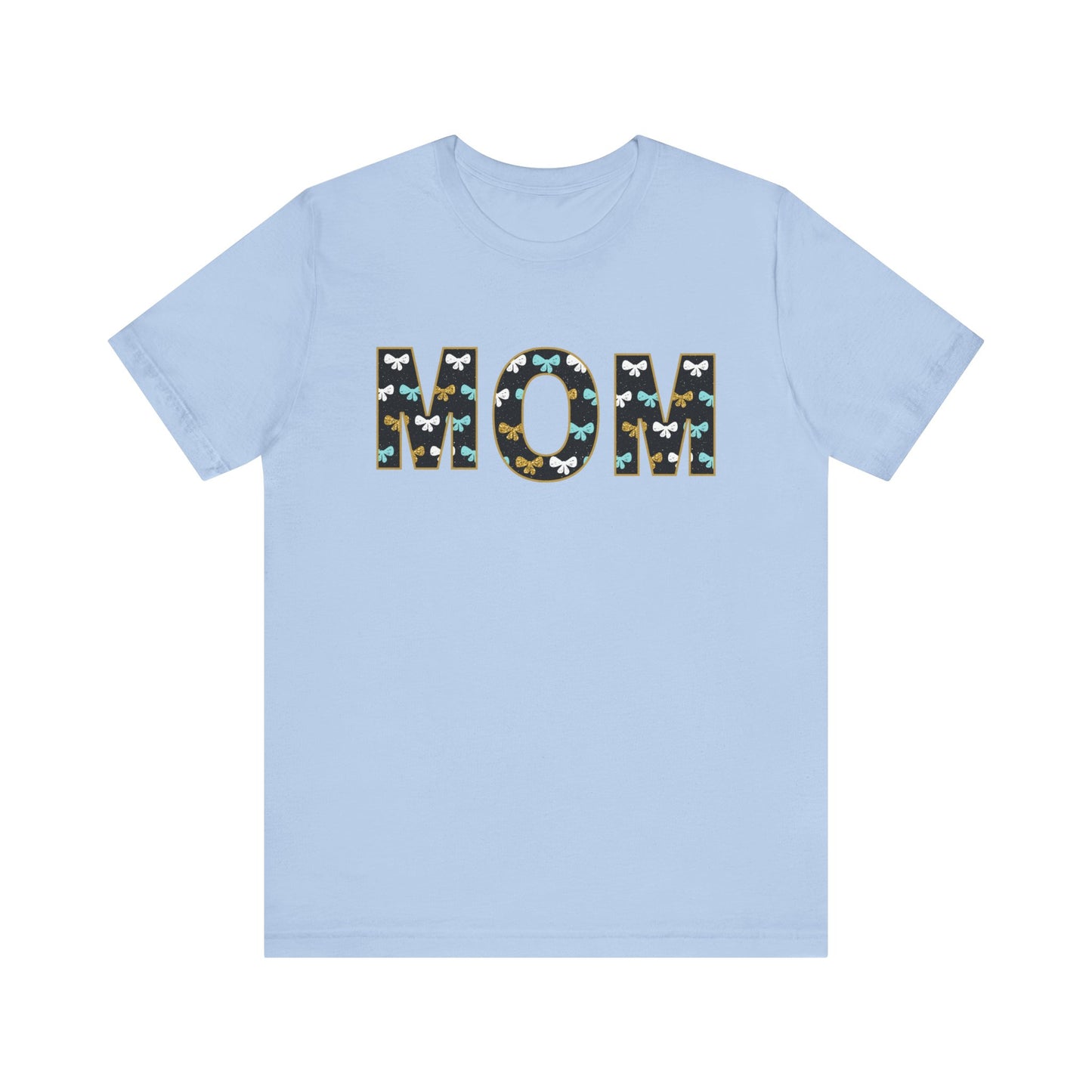 Mom with bows Unisex Jersey Short Sleeve Tee