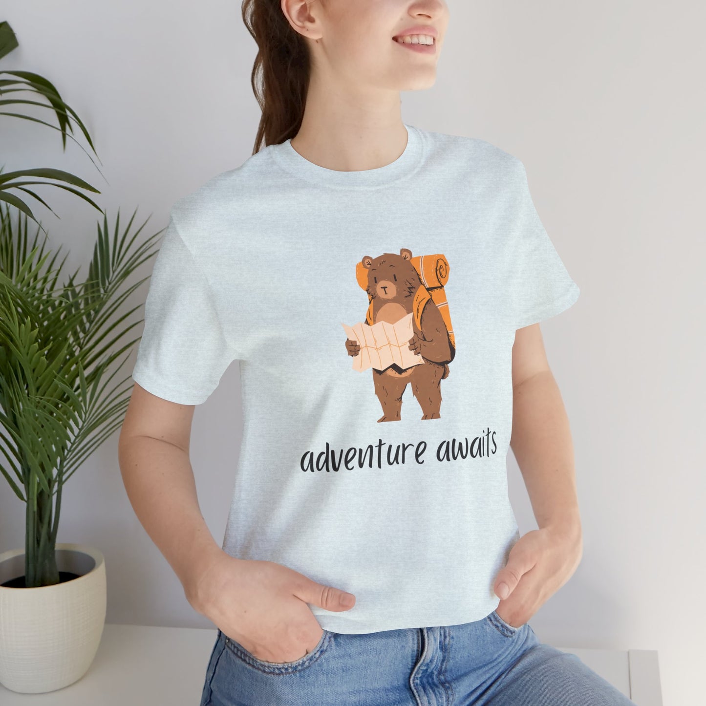 Adventure Awaits Jersey Short Sleeve Tee