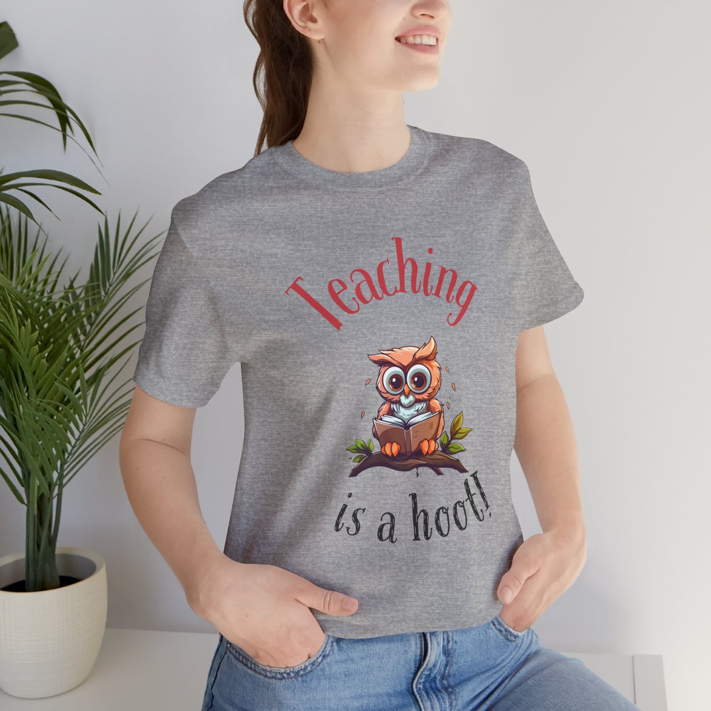 Teaching is a Hoot Jersey Short Sleeve Tee