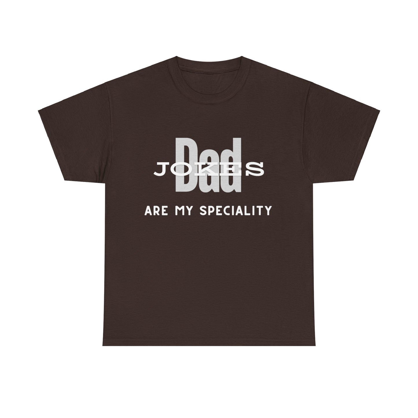 Dad Jokes "Time Travel" Unisex Heavy Cotton Tee