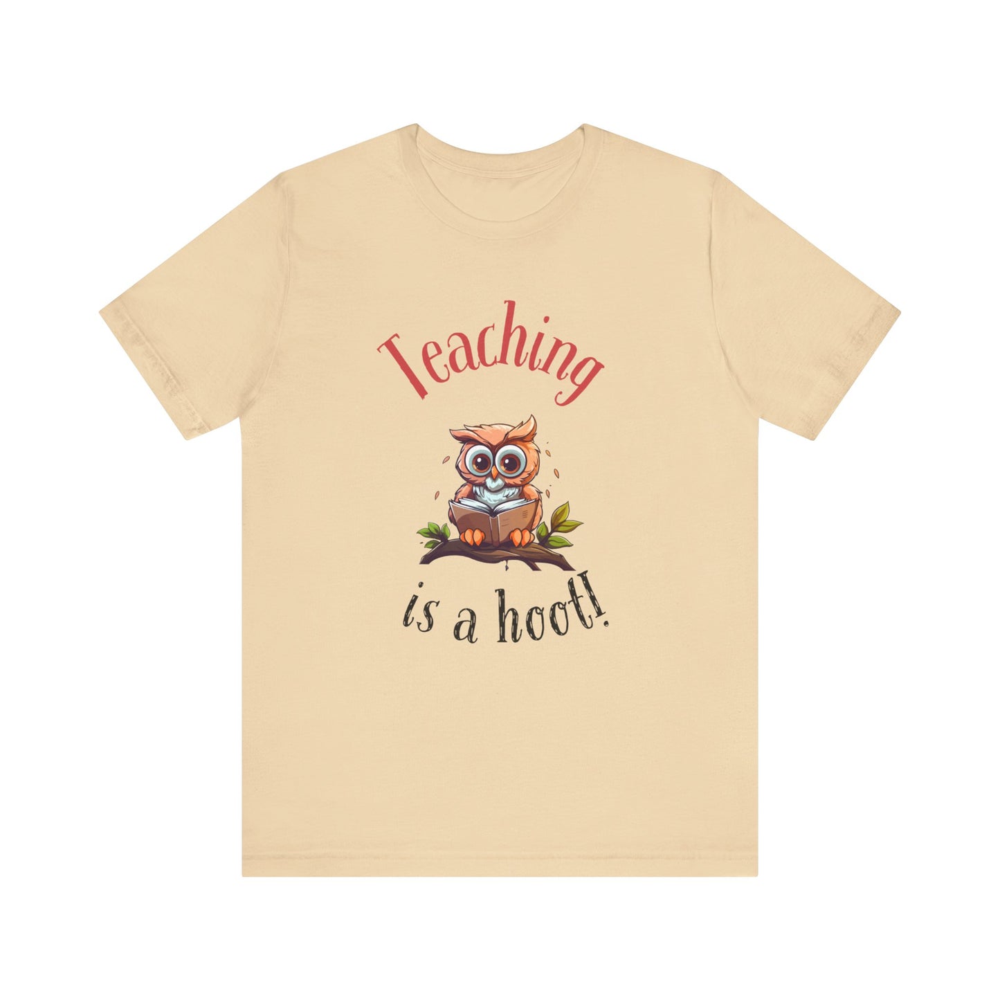 Teaching is a Hoot Jersey Short Sleeve Tee