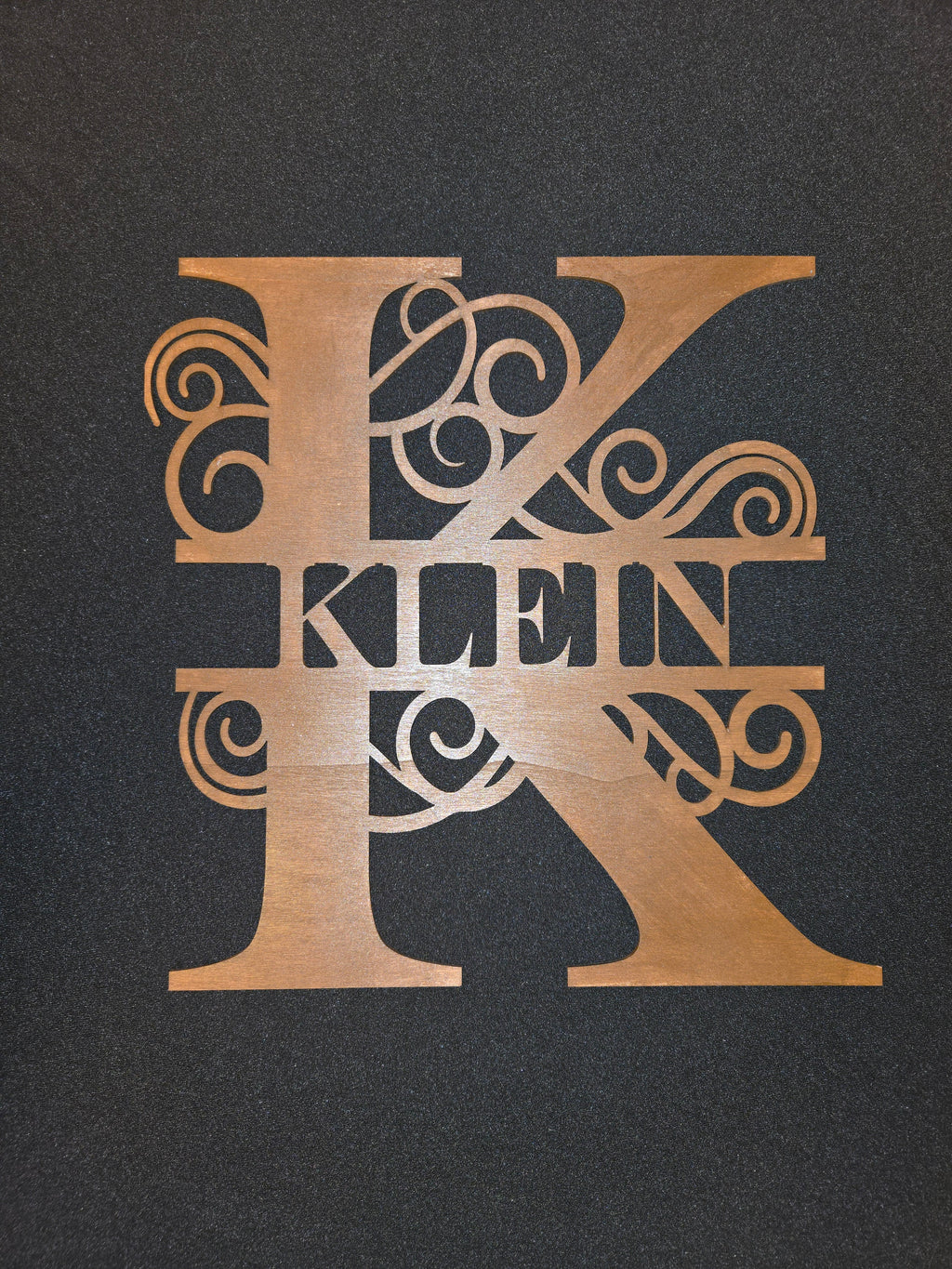 Monogram Letter Sign