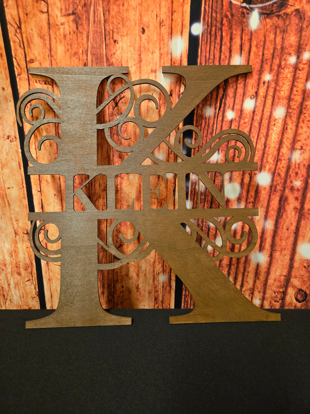 Monogram Letter Sign