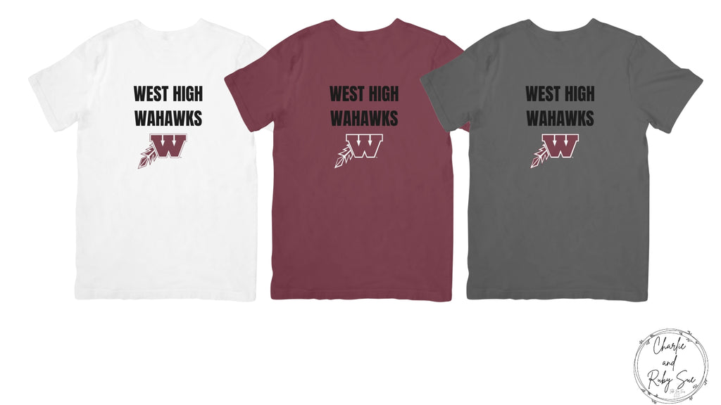 WEST HIGH WAHAWKS (with flying W)