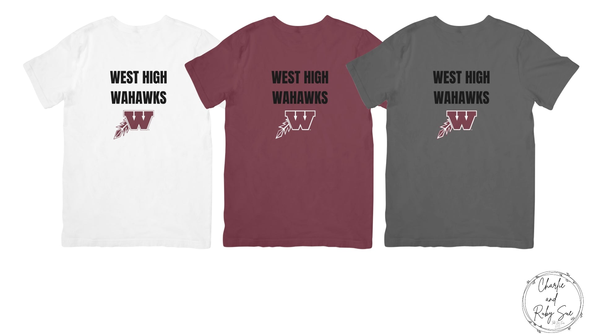 WEST HIGH WAHAWKS (with flying W)