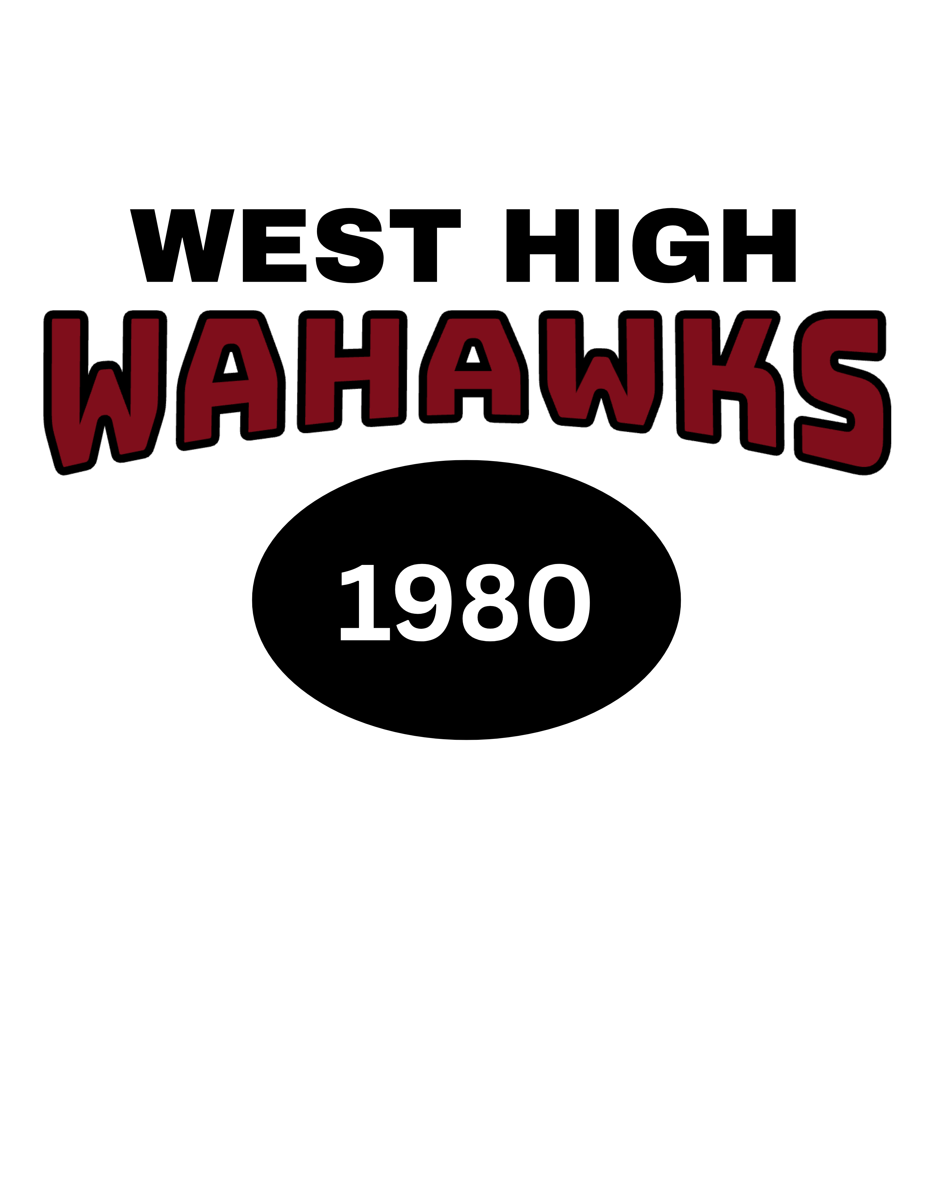 WEST HIGH WAHAWKS 1980