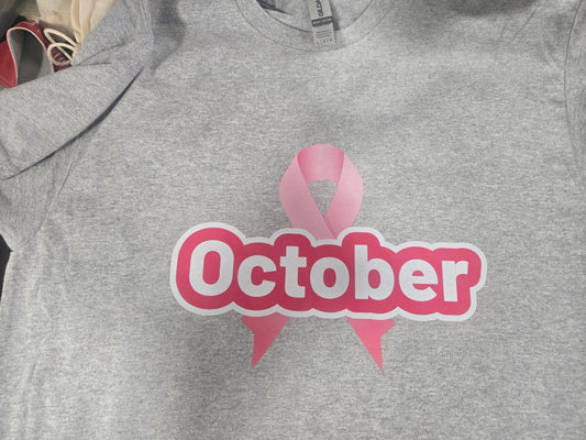 October with Pink Ribbon