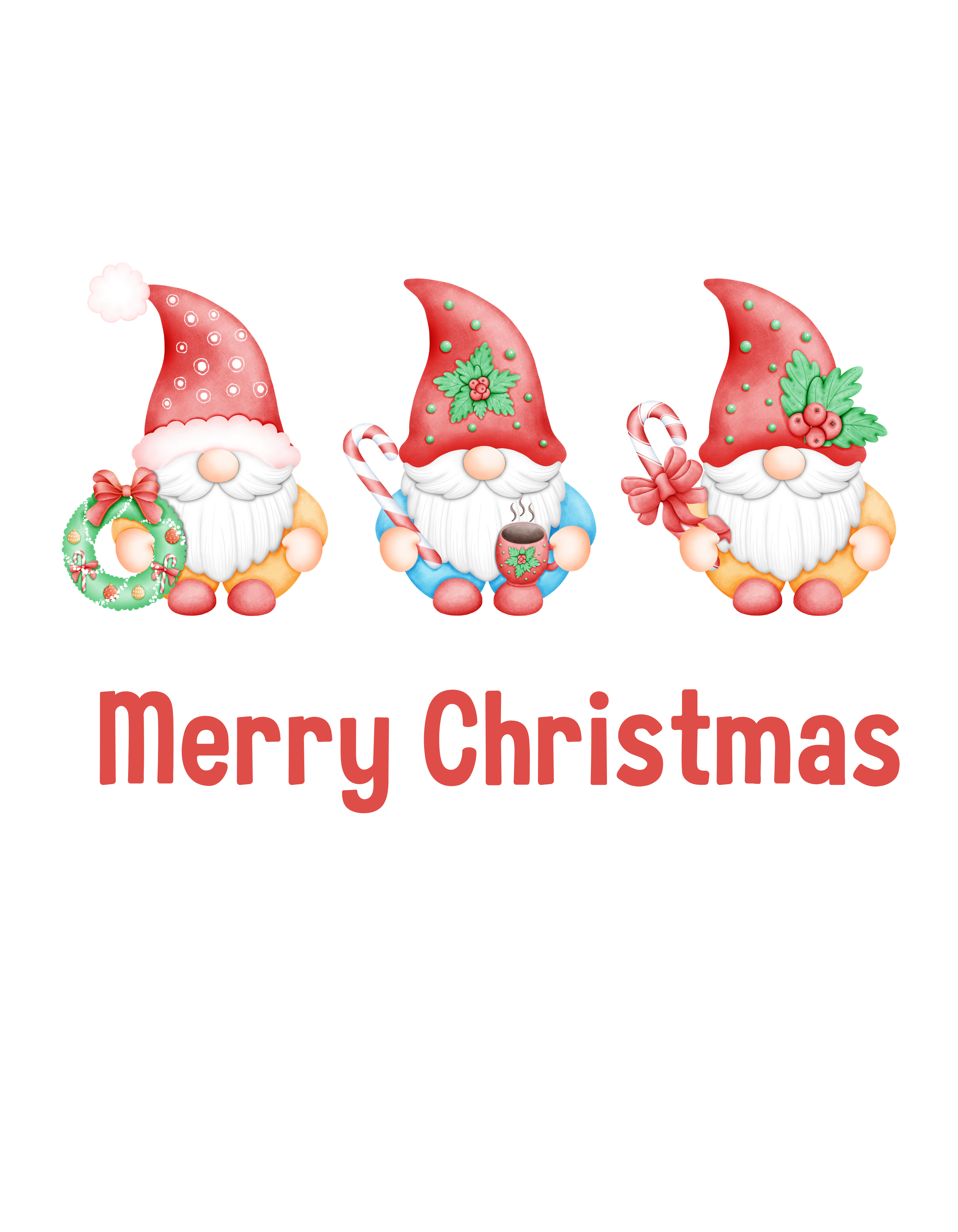 Gnomes Merry Christmas
